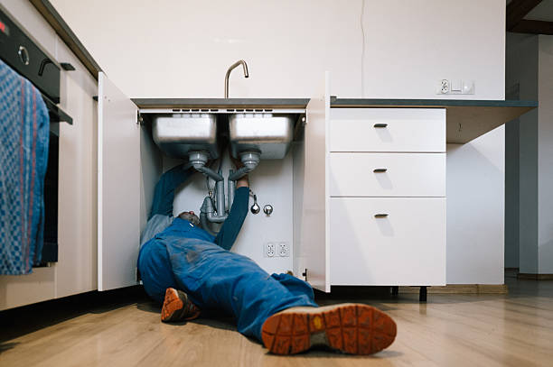 Professional Drain Cleaning technician working in Rutland, MA